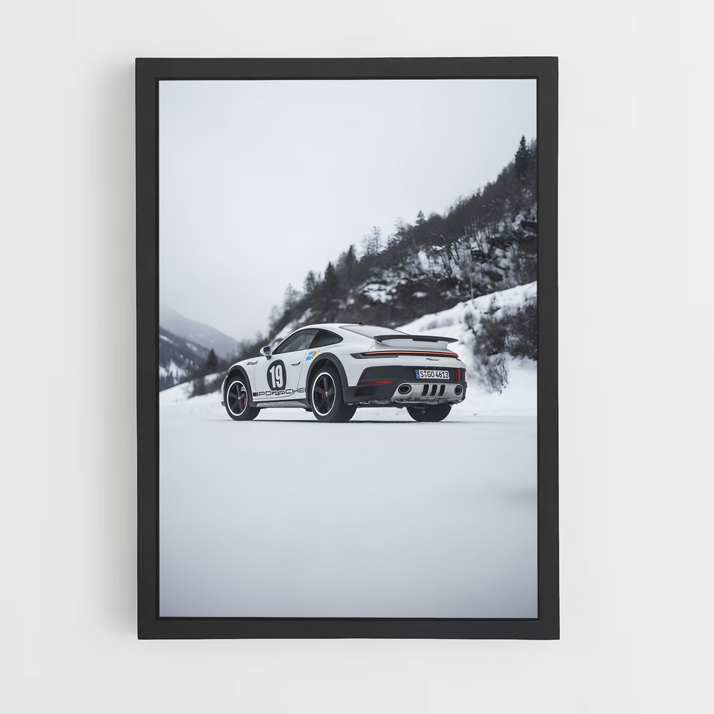 Poster magnifique dakar – affiche Porsche (vue 2)